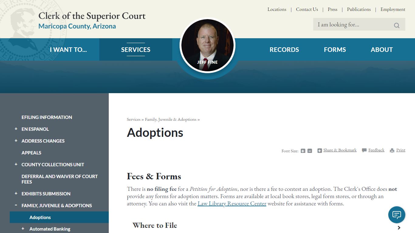 Adoptions | Maricopa County Clerk of Superior Court